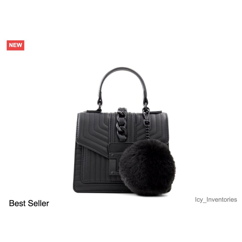 Synthetic Top Handle Bag Compact Chic Casual Everyday Essential Accessory